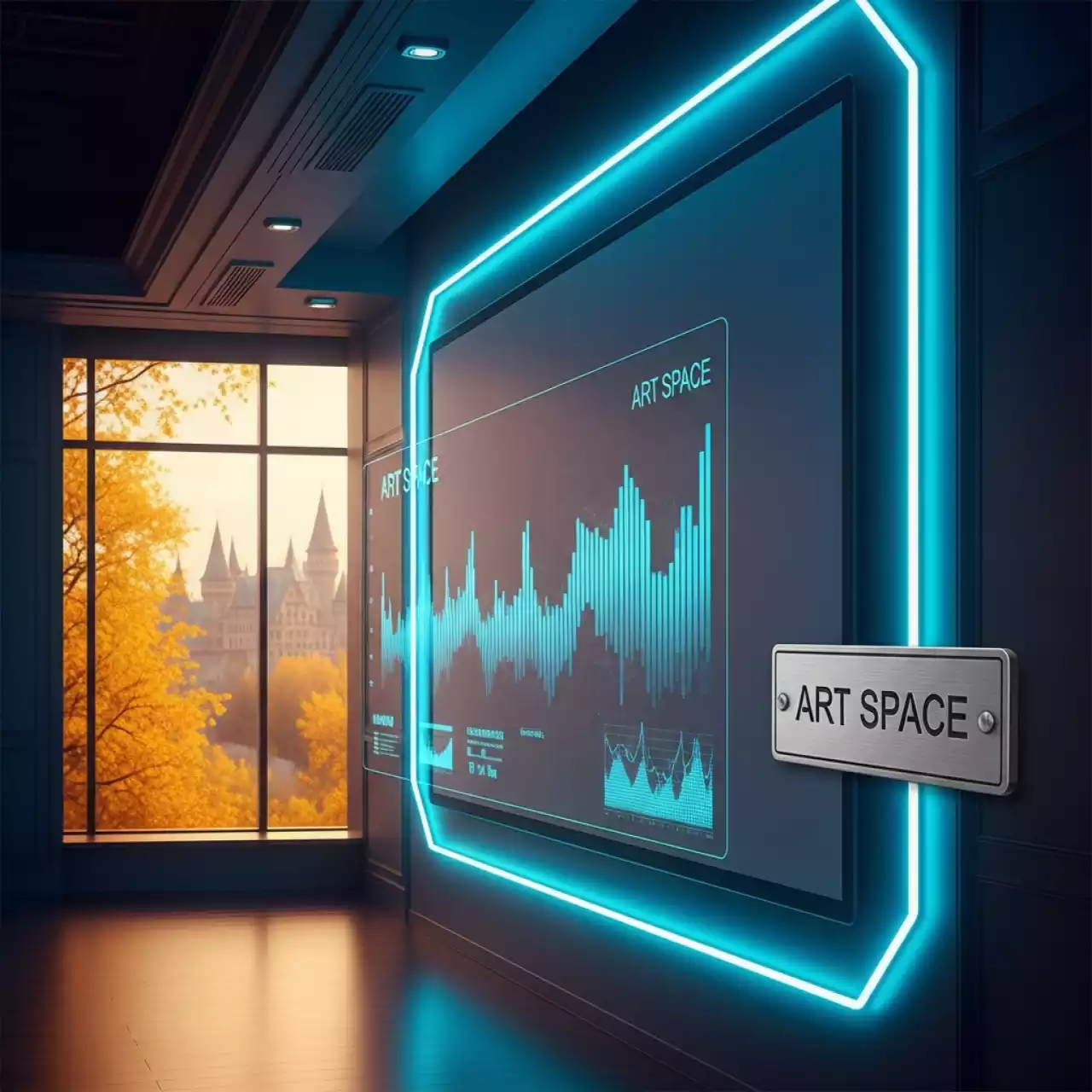 Аренда Экран настенный Lumien Master Picture LMP 100108 4 3 171x128 165x122 MW в отеле «Богатырь» — ART SPACE