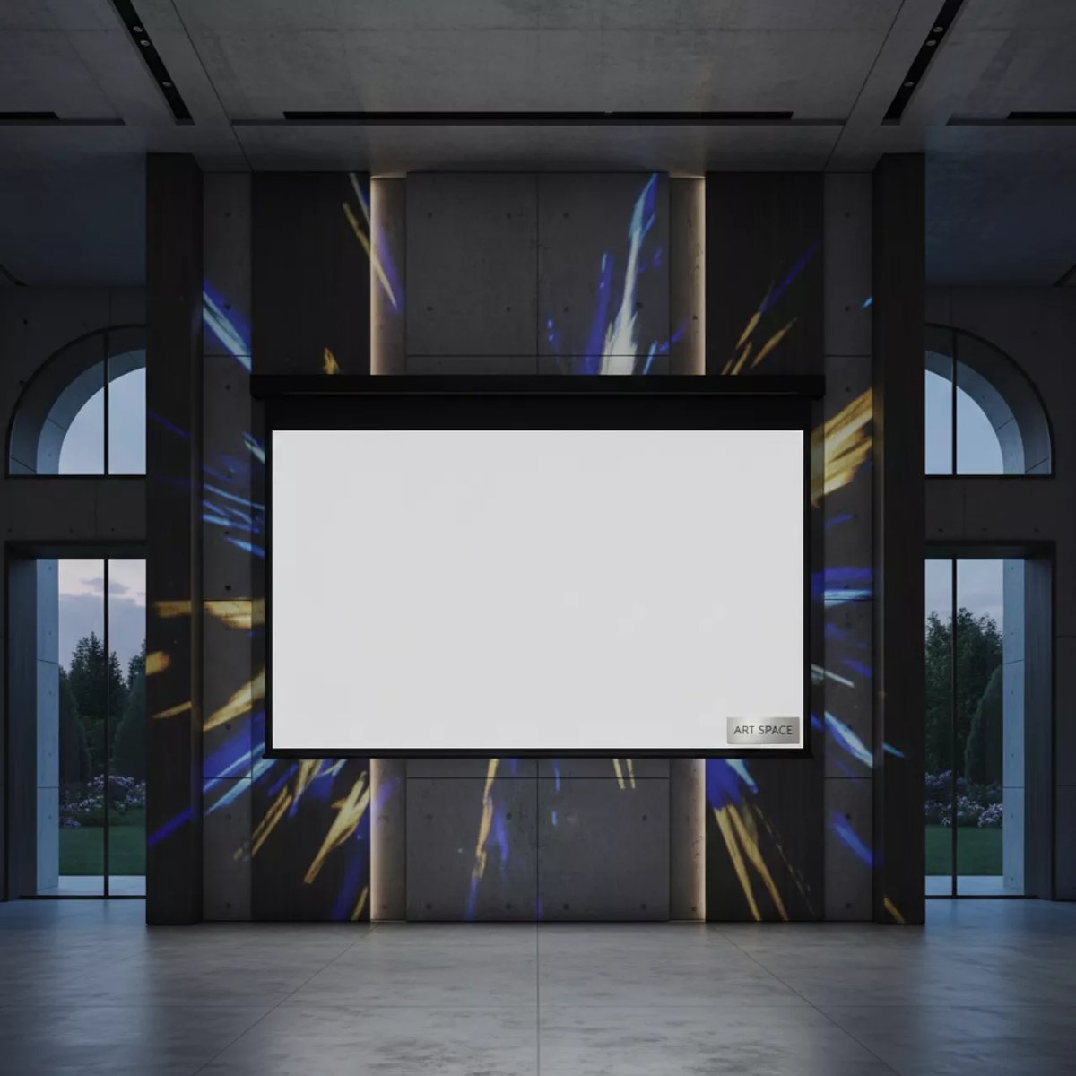 Аренда Экран настенный Lumien Master Picture LMP 100111 274х206 266х198 4 3 MW в усадьбе Голицына — ART SPACE