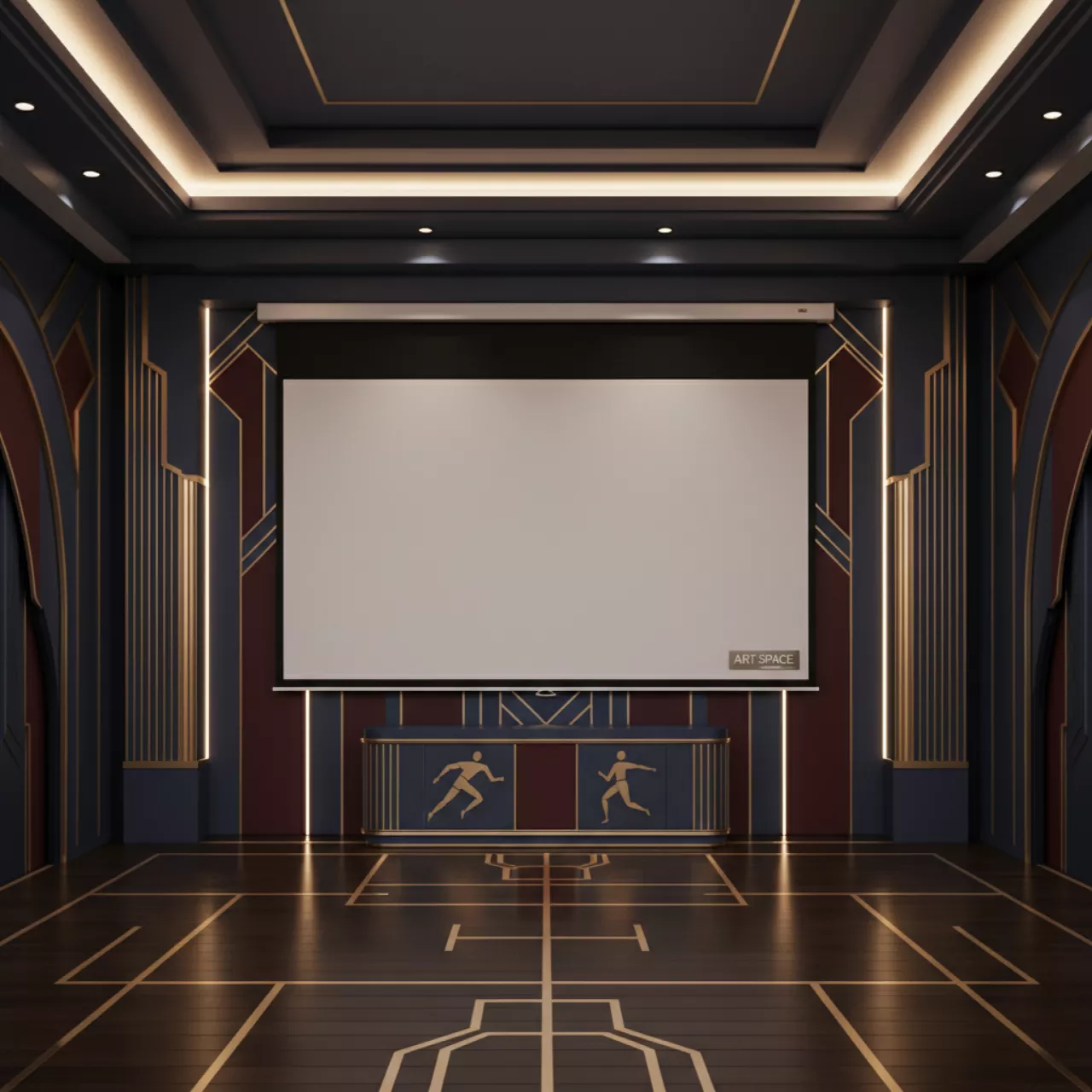 Аренда Экран настенный Lumien Master Picture LMP 100116 240х139 232х130 16 9 MW в Red Arena — ART SPACE