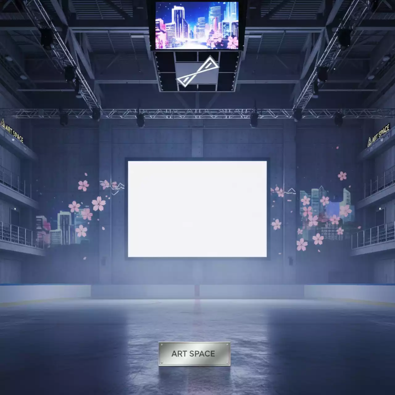 Аренда Экран настенный Lumien Master Picture LMP 100117 16 9 280x162 272x153 MW в ледовой арене «Шайба» — ART SPACE