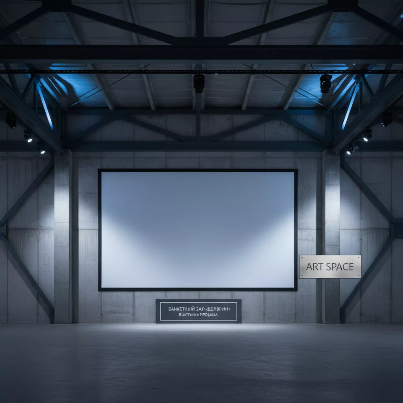 Аренда Экран настенный Lumien в банкетном зале «Дельфин» — ART SPACE