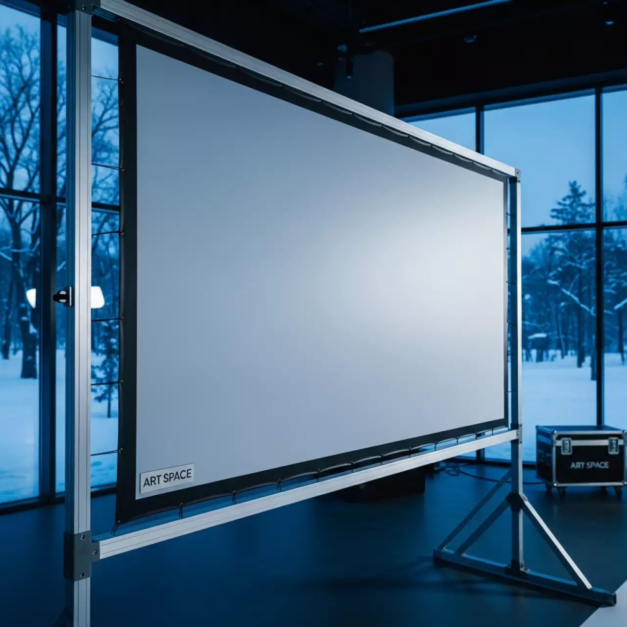 Аренда Экран проекционный Cinefold 120″ в санатории «Заполярье» — ART SPACE