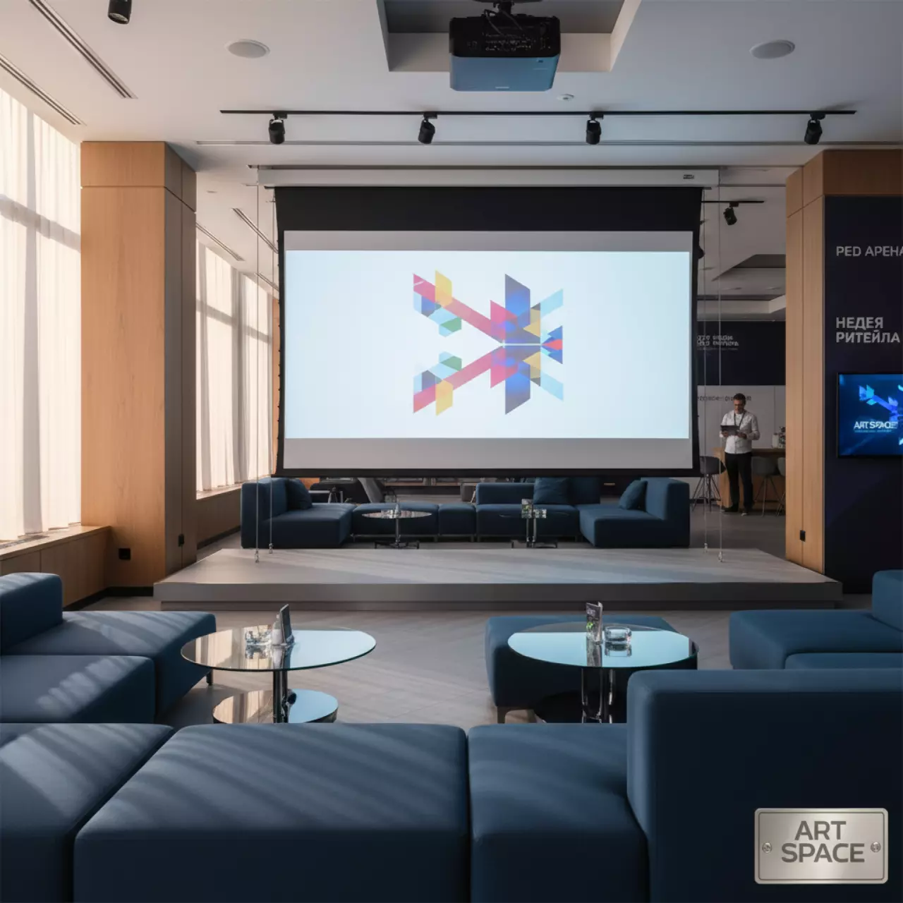 Аренда Экран проекционный Draper Premier NTSC 3 4 152х203 в Red Arena — ART SPACE