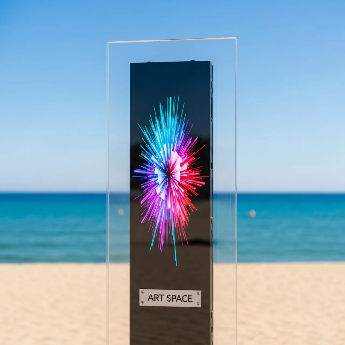 Аренда Экран прозрачный 100х200 см на пляже «Ривьера» — ART SPACE