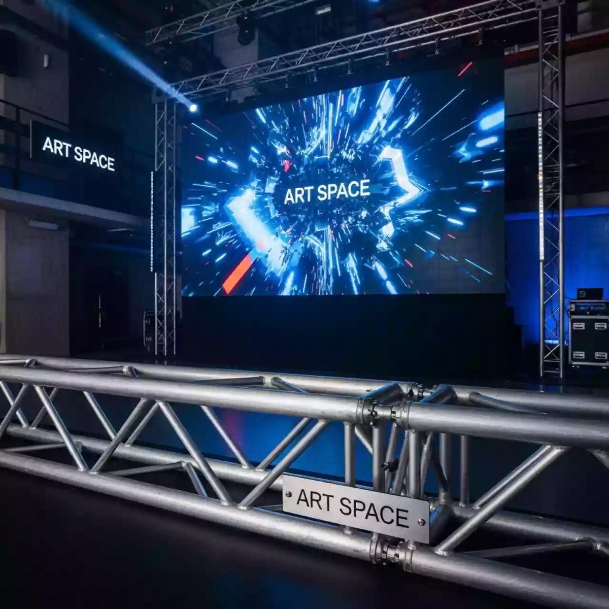 Аренда Экран прямой проекции Draper Truss Style 6х4 м на курорте «Газпром» (Альпика) — ART SPACE