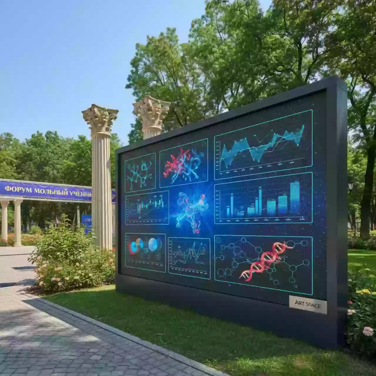 Аренда Экран светодиодный 2х3 м в парке «Ривьера» — ART SPACE