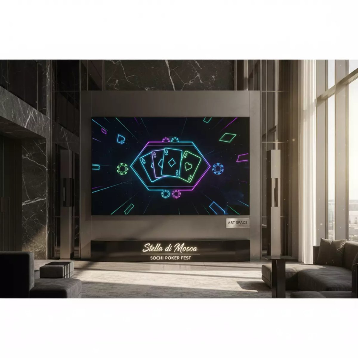 Аренда Экран светодиодный 3,5х2 метра в Stella di Mosca — ART SPACE