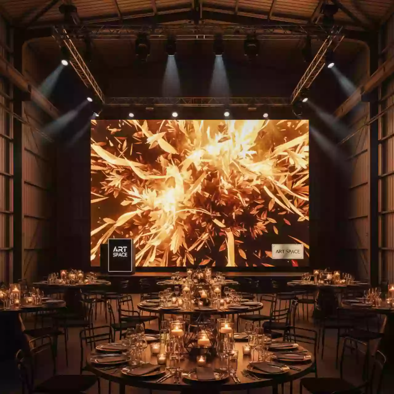 Аренда Экран светодиодный LED 8х4,5 в Delta Sirius — ART SPACE