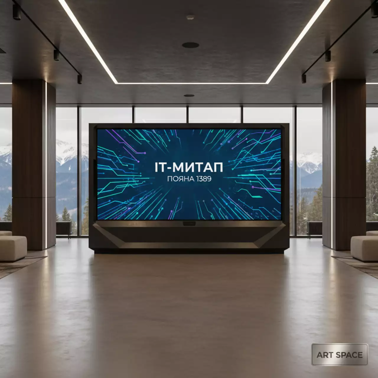 Аренда Экран светодиодный LED P3.9 в Поляна 1389 Отель и Спа — ART SPACE