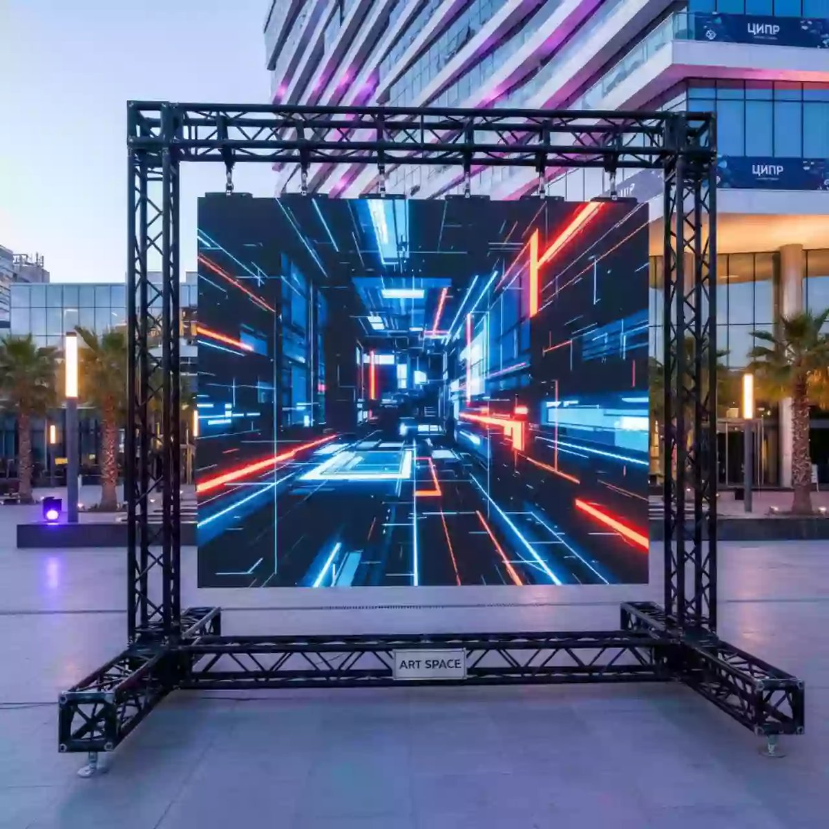 Аренда Экран светодиодный LED с шагом 10 в Гранд Отель Сочи — ART SPACE