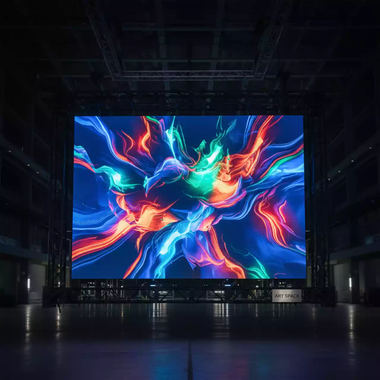 Аренда Экран светодиодный LED с шагом 30 мм в МФК «Горный» — ART SPACE