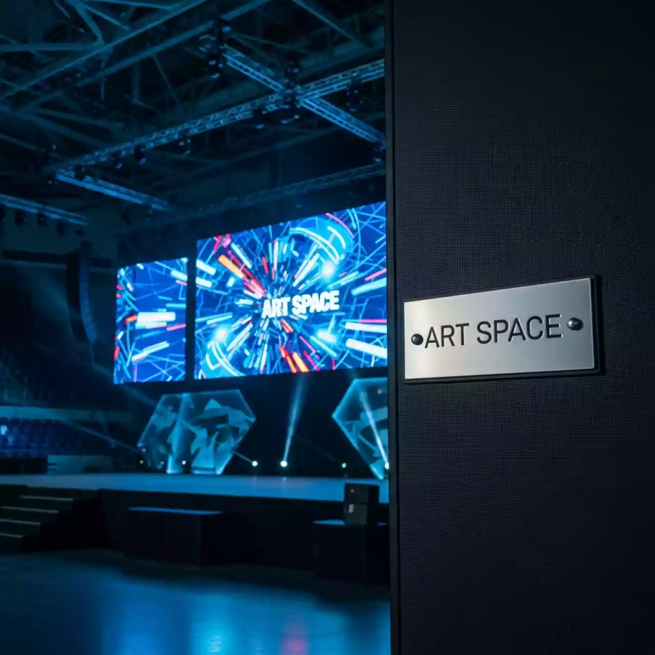 Аренда Экран светодиодный шаг пикселя P2 в ледовом дворце «Роза Хутор» — ART SPACE