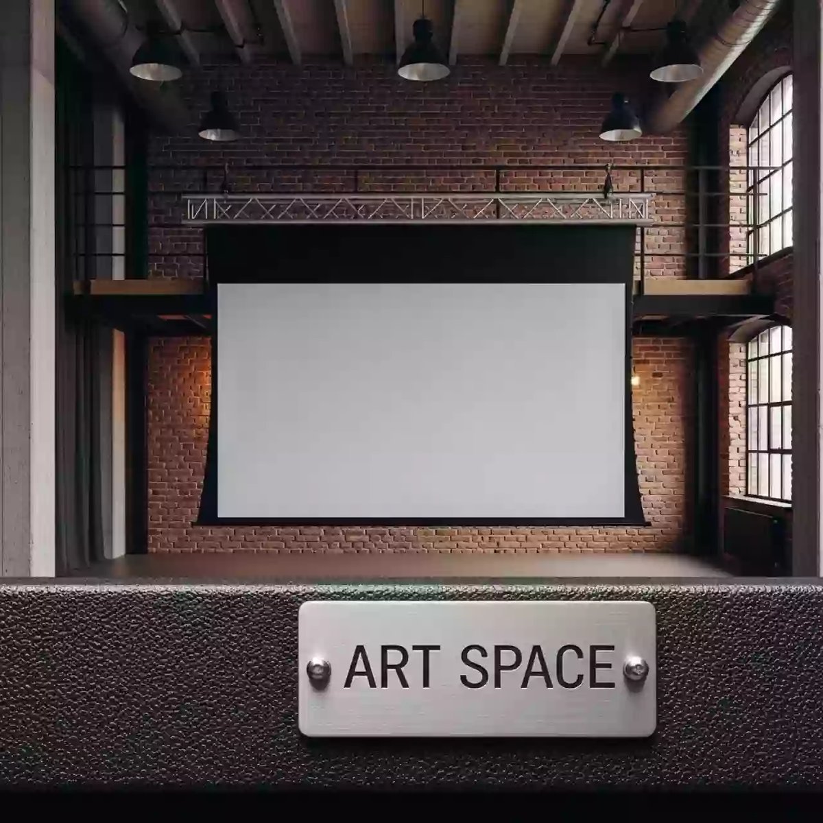 Аренда Экрана для проектора Lumien LCTC 100124 в лофте «Студия 21» — ART SPACE