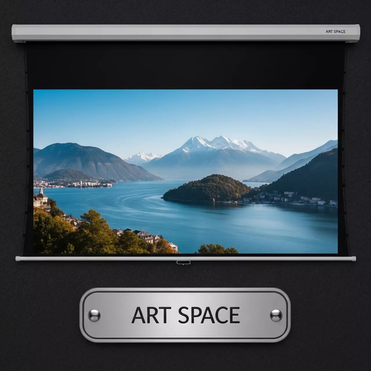 Аренда Экрана для проектора с электроприводом Premier Taurus 16 9 498х498 в Courtyard by Marriott Sochi — ART SPACE