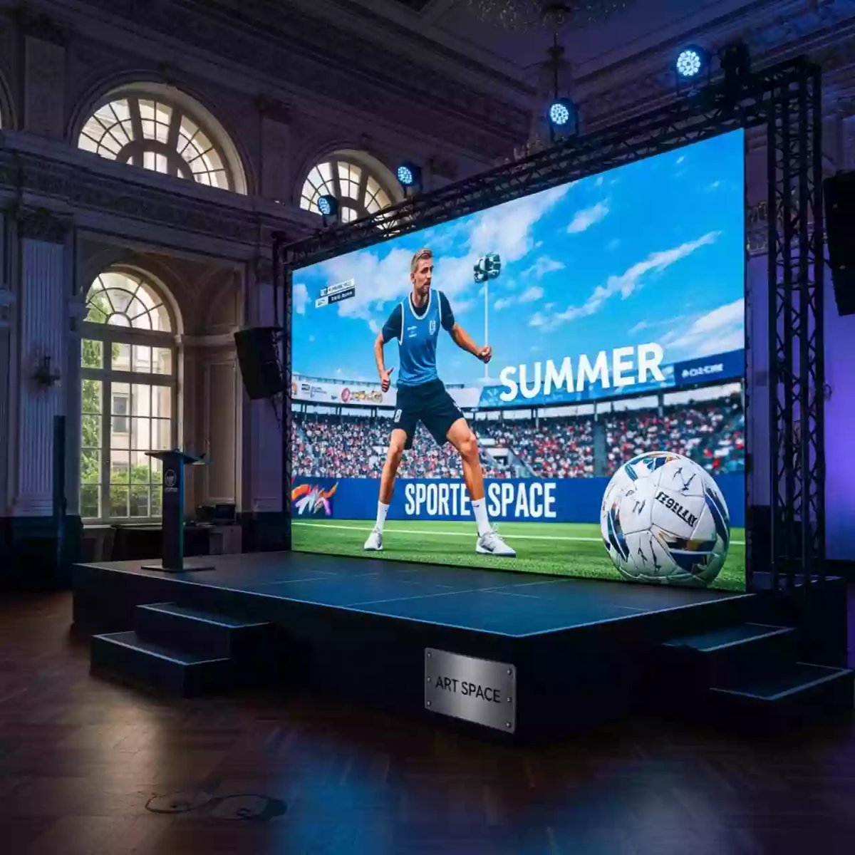 Аренда Экраны кабинетные светодиодные в комплексе Sea Galaxy — ART SPACE