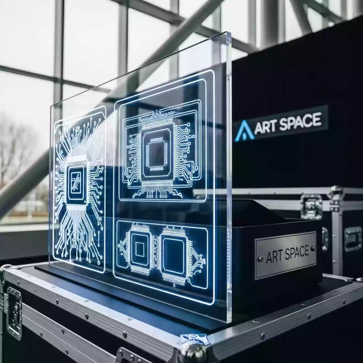 Аренда Экраны LED прозрачные в санатории «Металлург» — ART SPACE