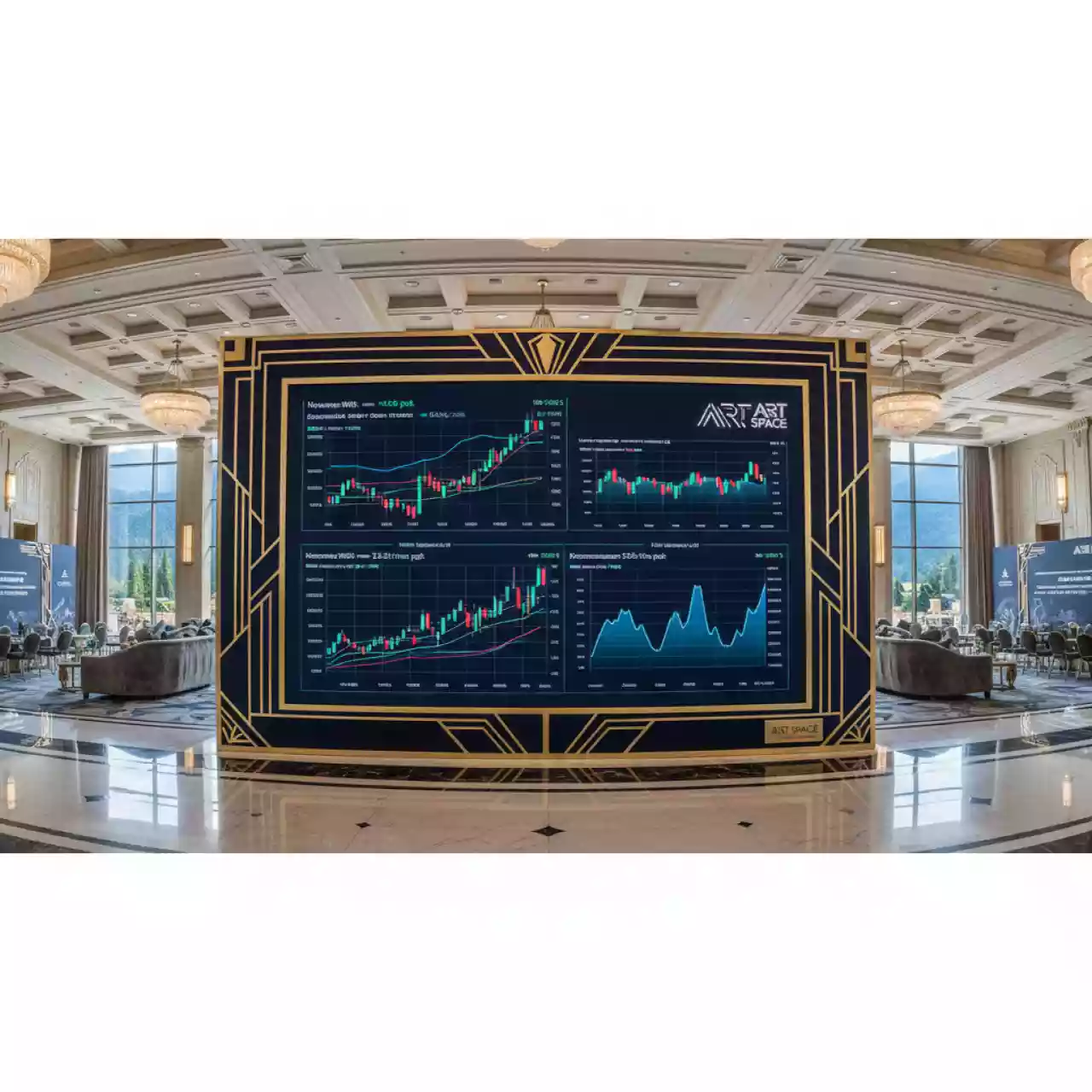 Аренда Экраны светодиодные 6х4 м в Sochi Marriott Krasnaya Polyana — ART SPACE