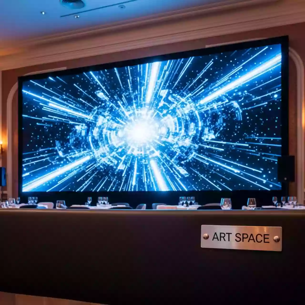 Аренда Экраны светодиодные для театра в ресторане «Sanremo» — ART SPACE