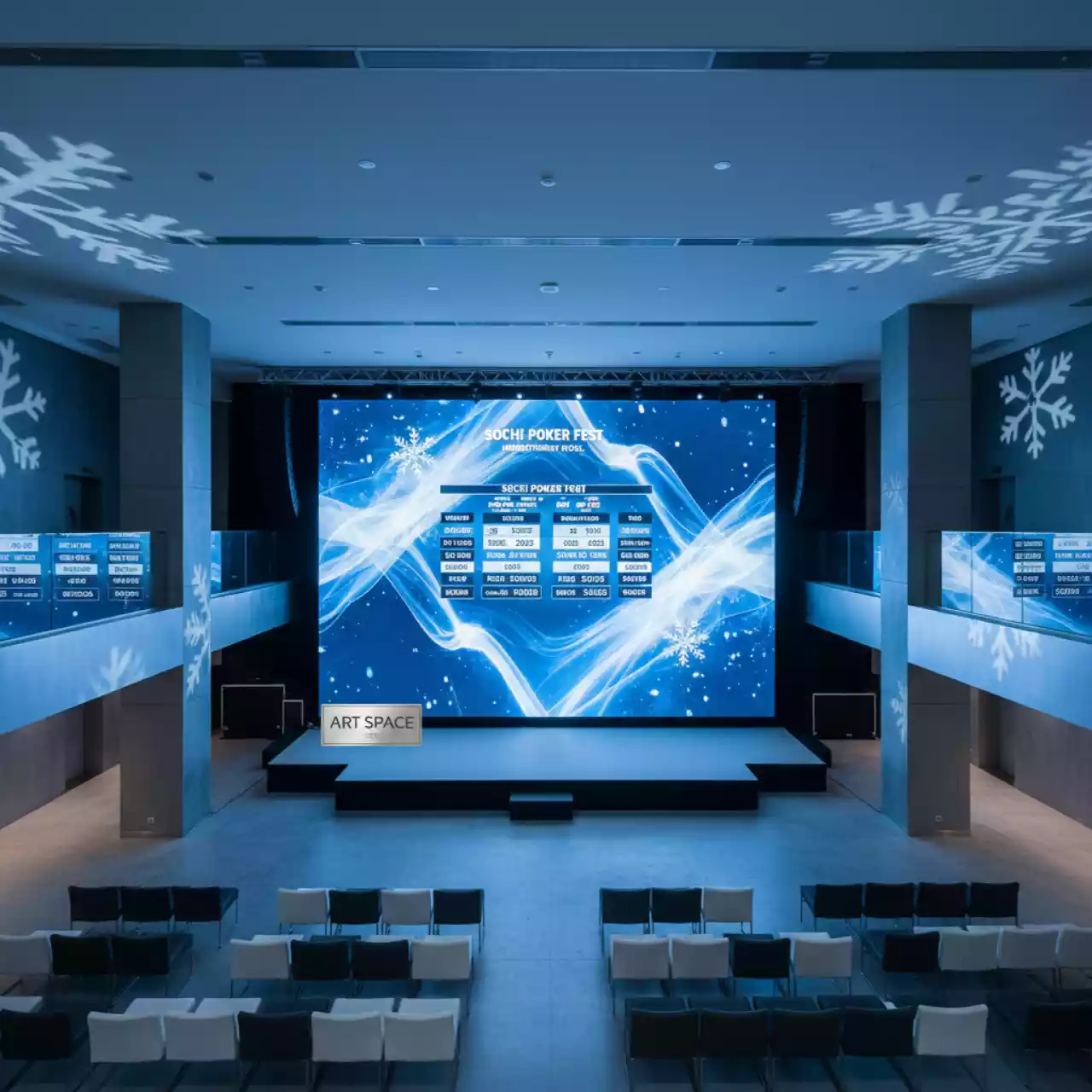 Аренда Экраны светодиодные мультимедийные в Imeretinskiy Hotel — ART SPACE