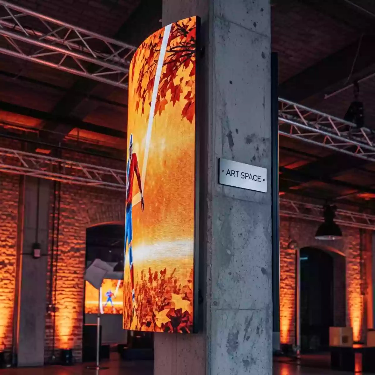 Аренда Экраны светодиодные мягкие в санатории «Русь» — ART SPACE