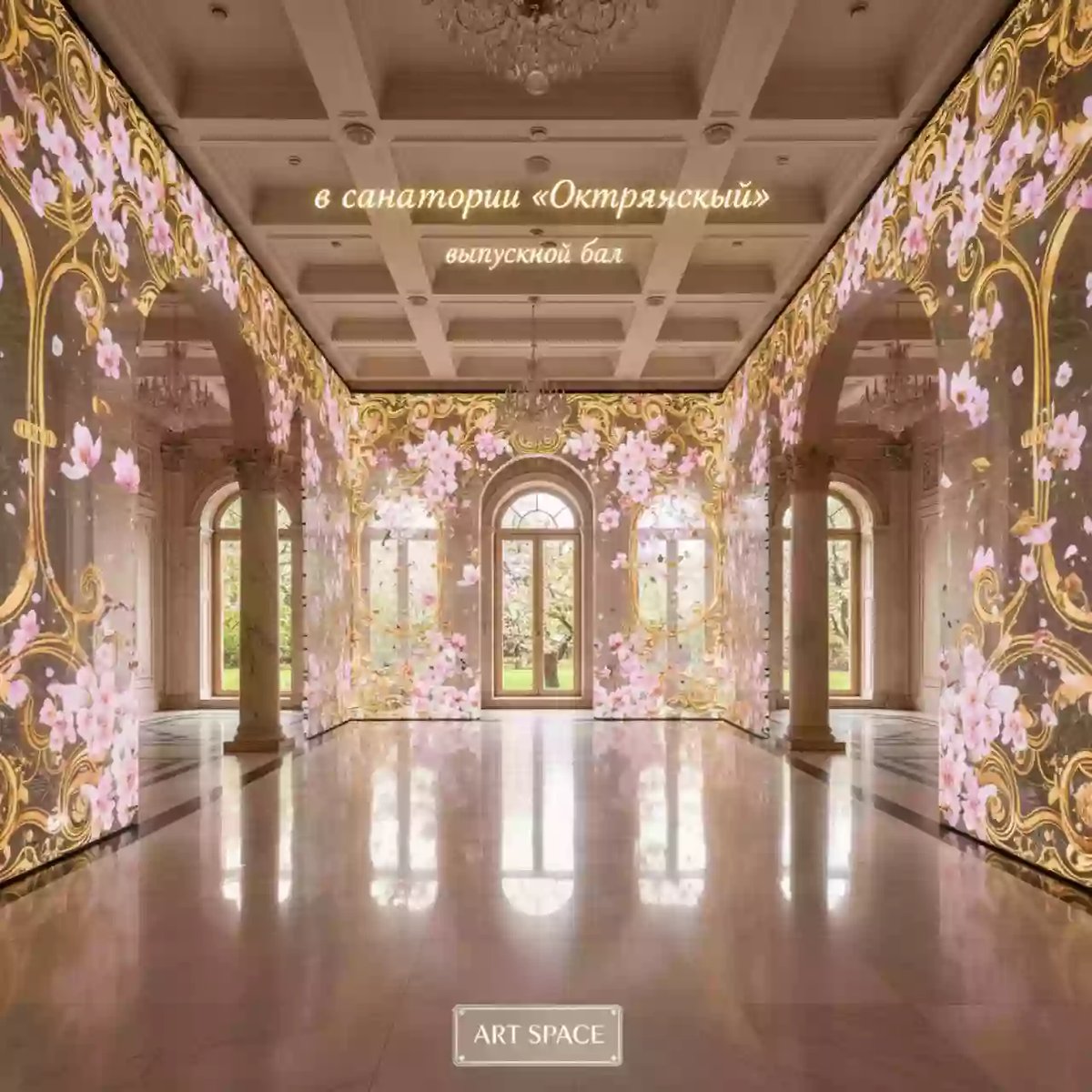 Аренда Экраны светодиодные прозрачные в санатории «Октябрьский» — ART SPACE