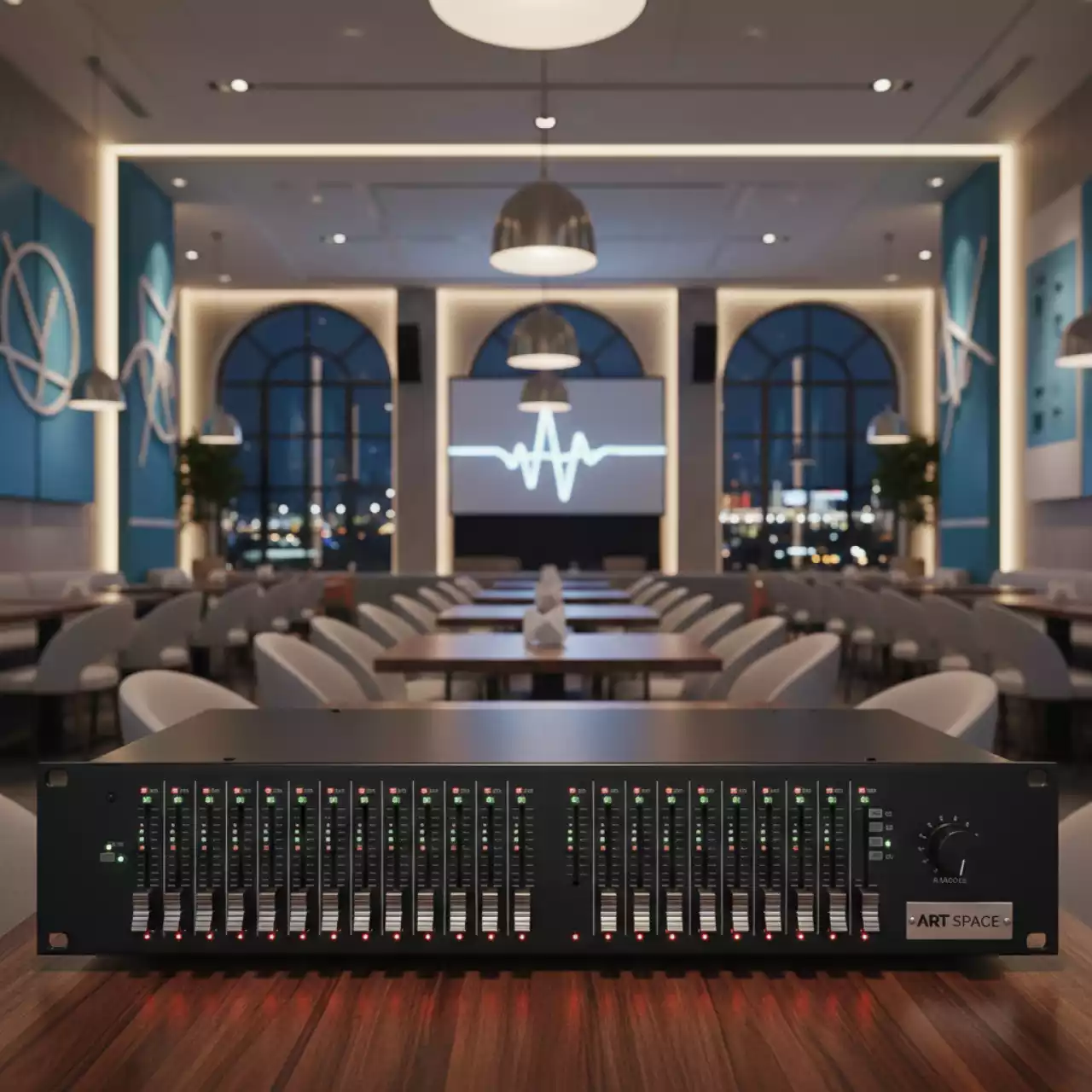 Аренда Эквалайзер двухканальный графический DBX 231 EU в ресторане «Магеллан» — ART SPACE