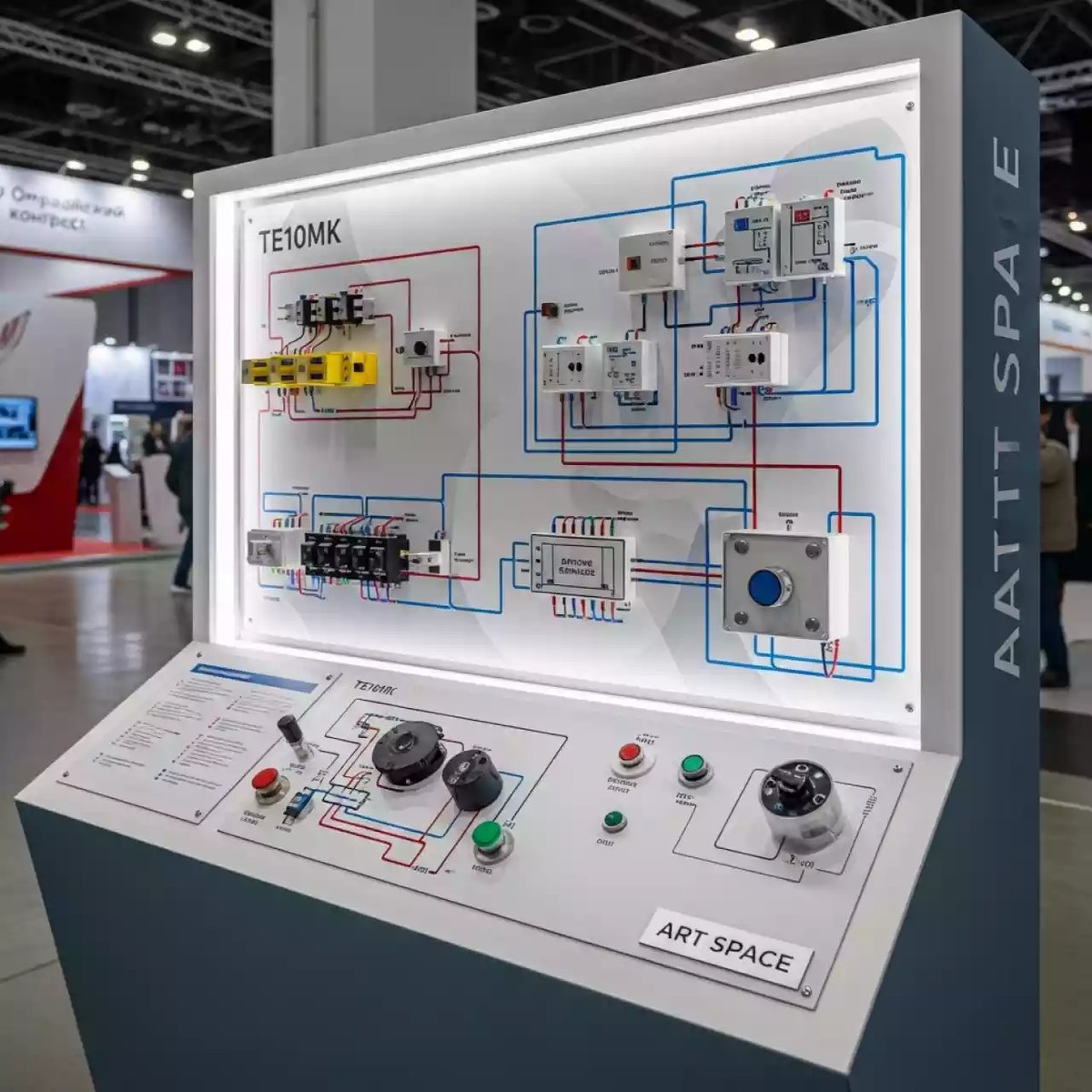 Аренда Электрифицированный стенд схема цепей управления тепловоза ТЭ10МК в Omega Sirius — ART SPACE