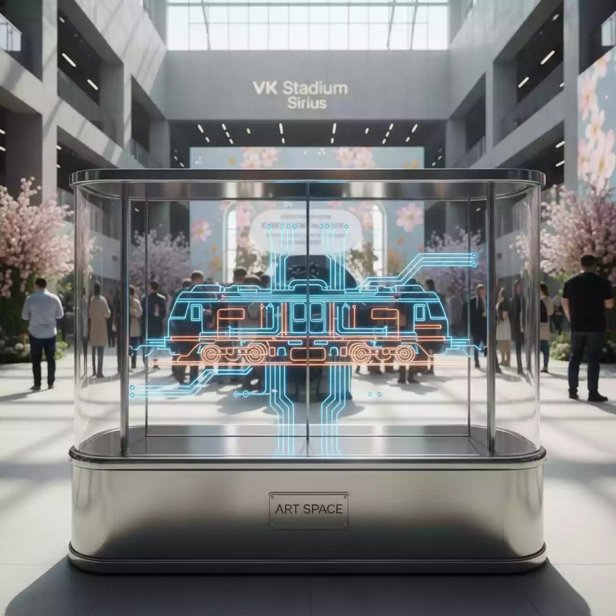 Аренда Электрифицированный стенд схема цепей управления тепловоза ТЭМ2 в VK Stadium Sirius — ART SPACE