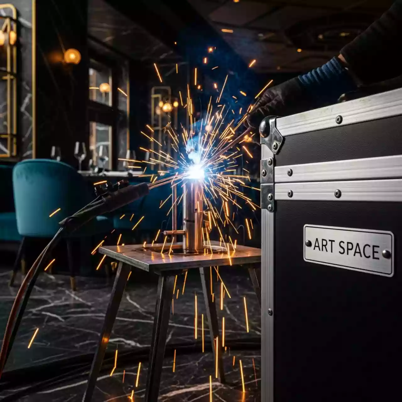 Аренда Электроды для сварки в ресторане «Brunello» — ART SPACE