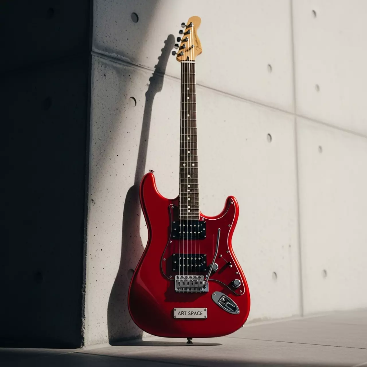 Аренда Электрогитара для детей и юношей красная в Radisson Collection Paradise — ART SPACE