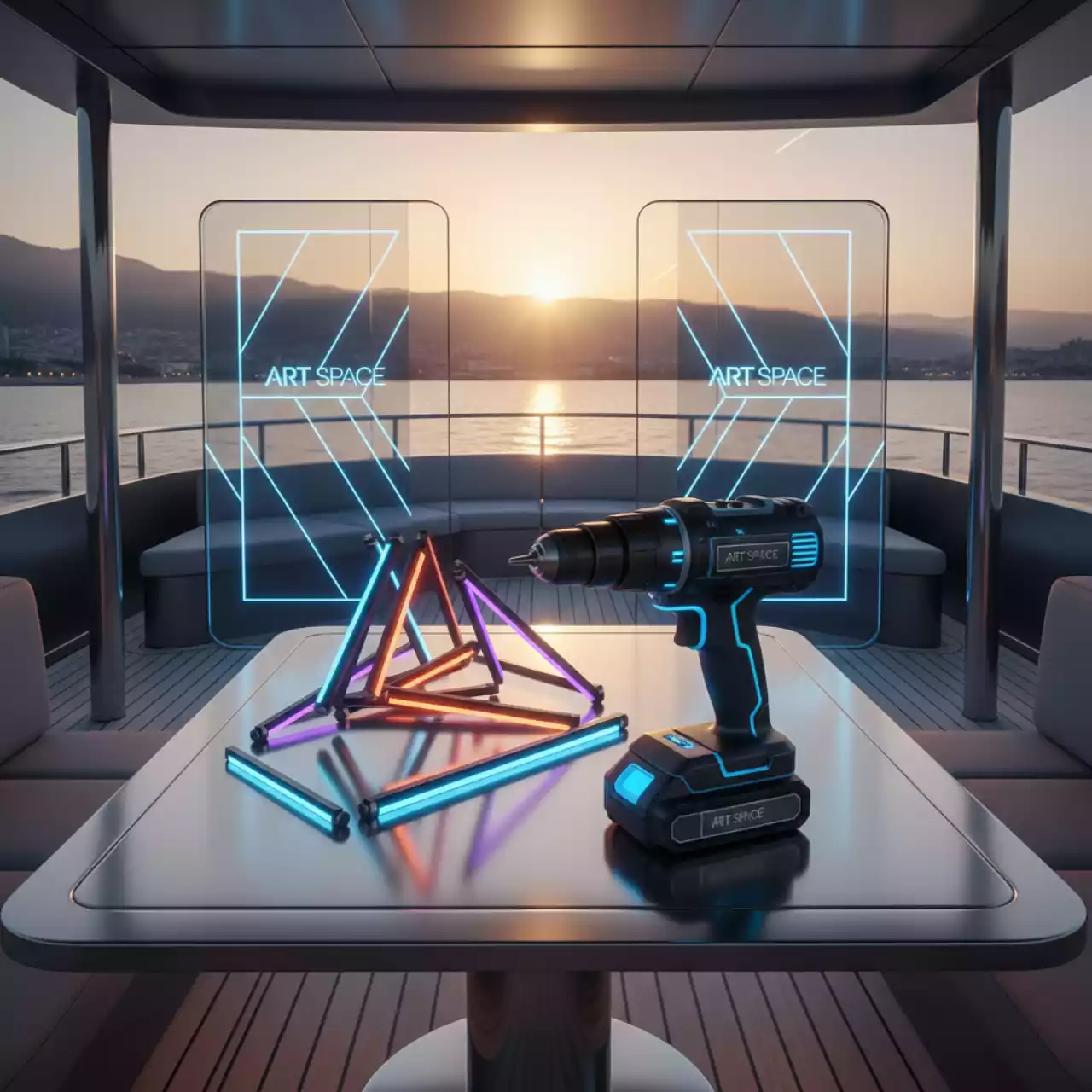 Аренда Электролобзик AEG Step на VIP-яхте (Имеретинский порт) — ART SPACE