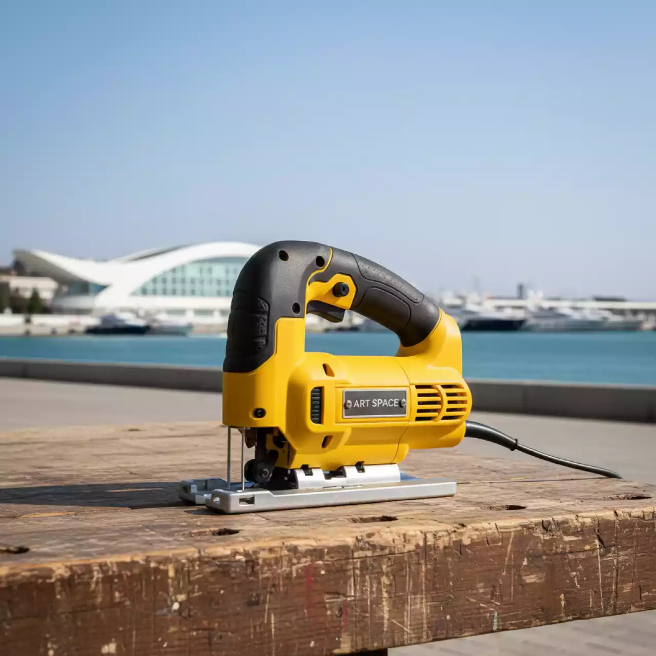 Аренда Электролобзик INGCO JS 80028 на территории Морпорта Сочи — ART SPACE