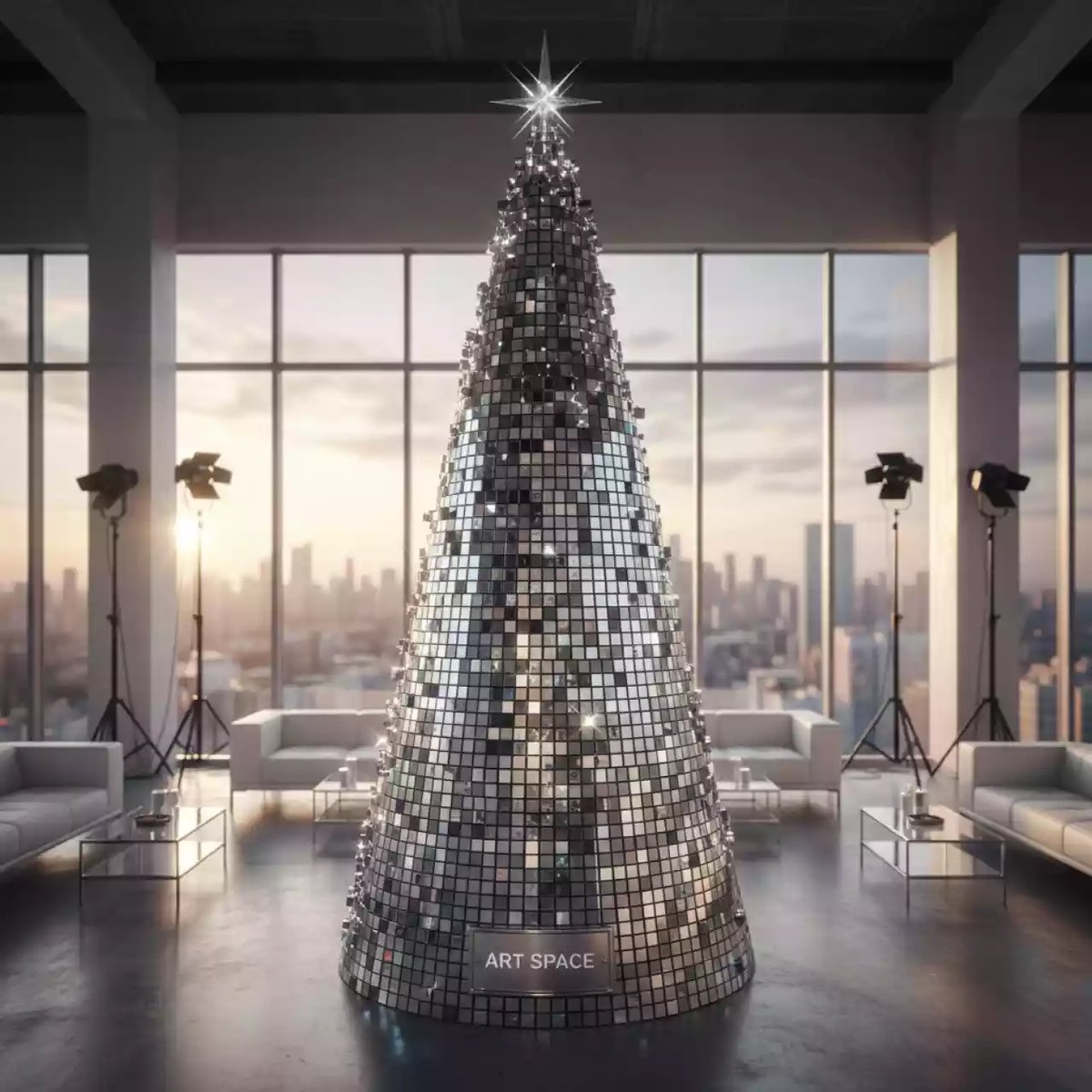 Аренда Елка дизайнерская диско в комплексе Sea Galaxy — ART SPACE