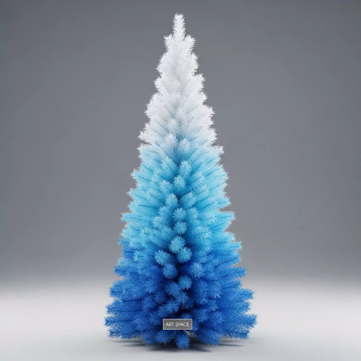 Аренда Ёлка искусственная 150 см голубо белая на площадке Rosa Peak (2320м) — ART SPACE