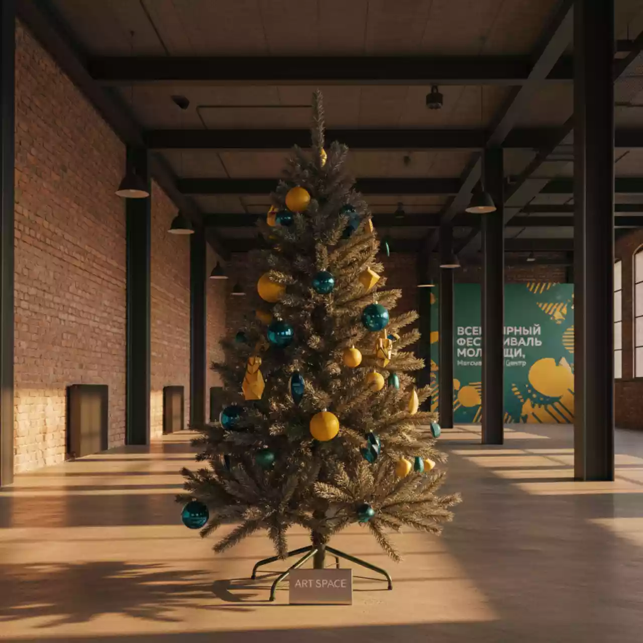Аренда Елка новогодняя с декором Mini в Mercure Сочи Центр — ART SPACE