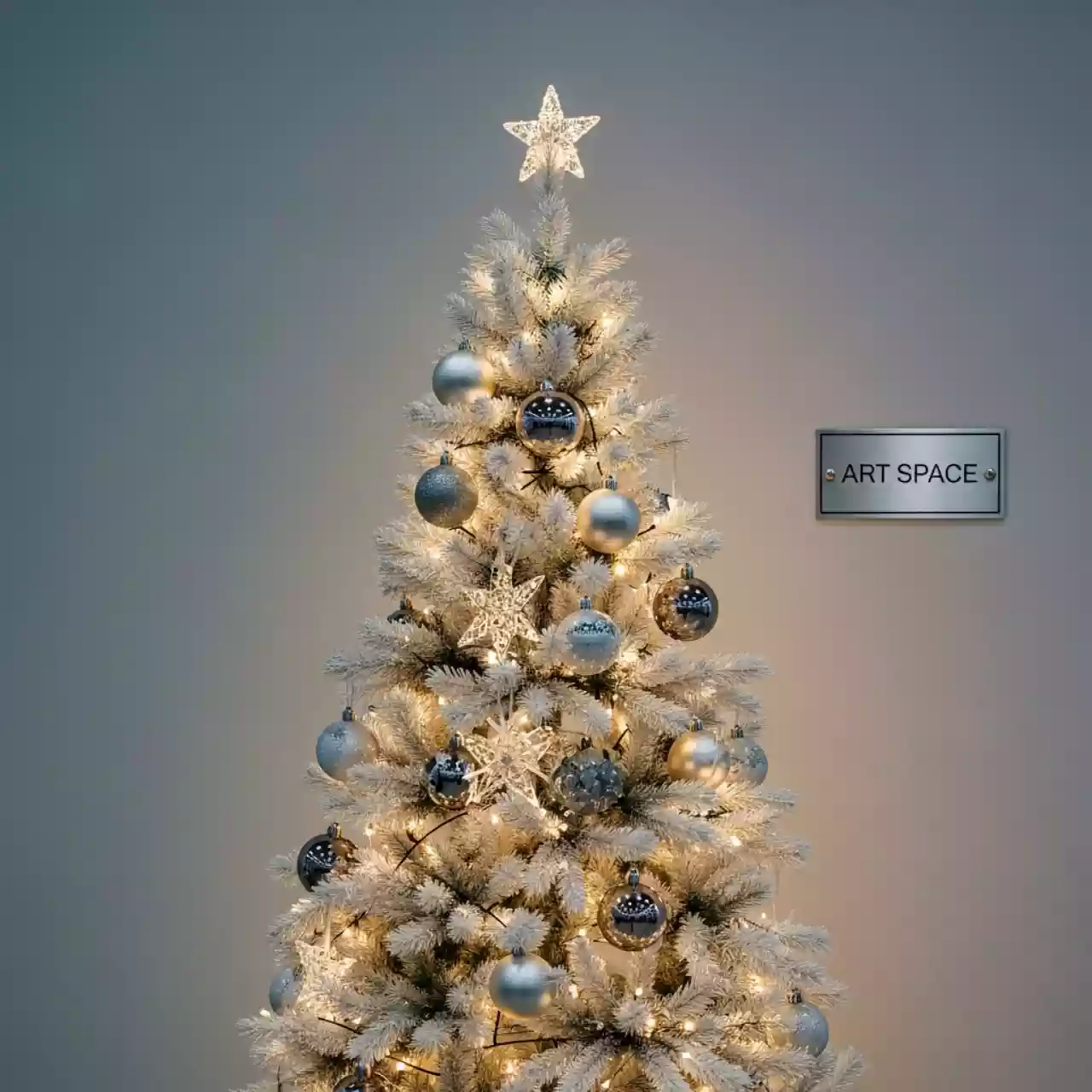 Аренда Елка новогодняя с декором Standart в Керлинговом центре «Ледяной куб» — ART SPACE