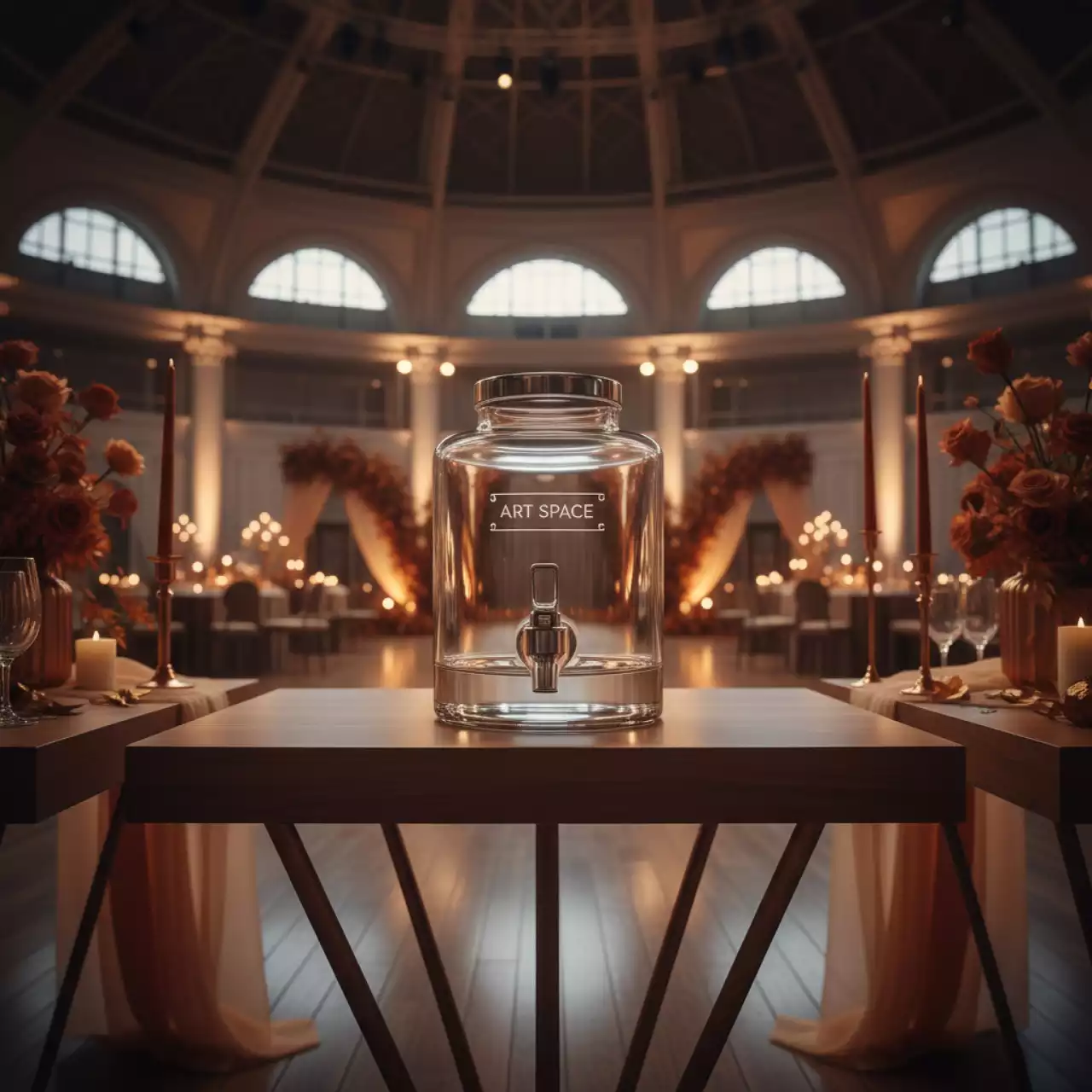 Аренда емкости для сока с дозатором 0,5 л в ледовом дворце «Большой» — ART SPACE