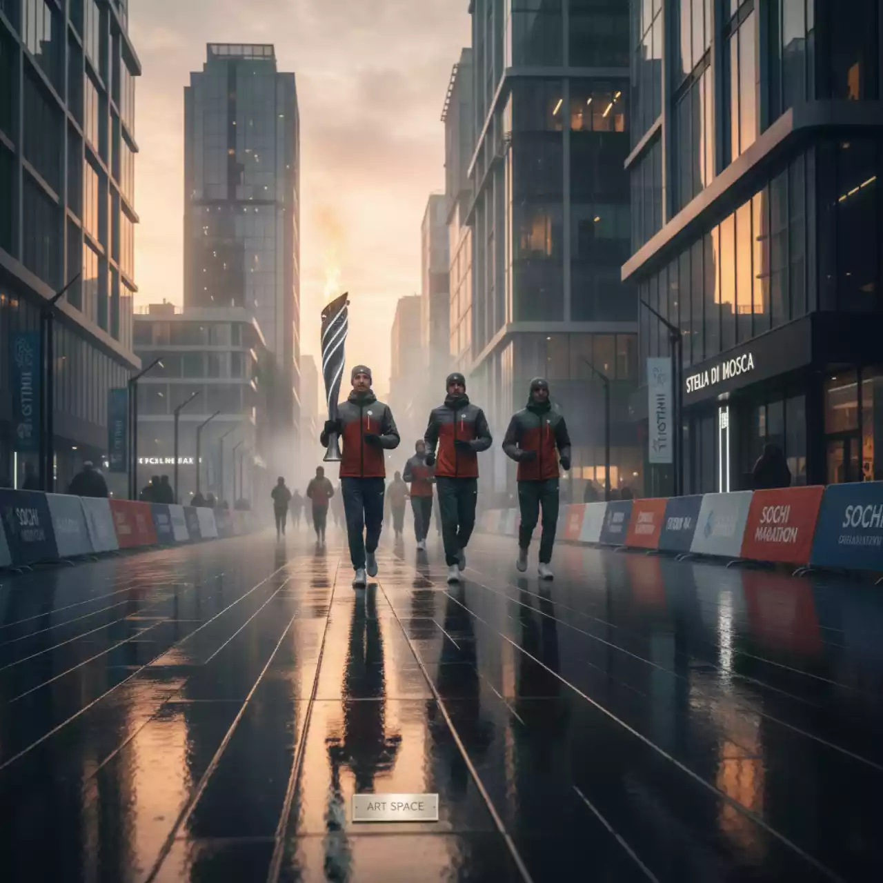 Аренда Эстафета паралимпийского огня в Нижнем Новгороде в Stella di Mosca — ART SPACE