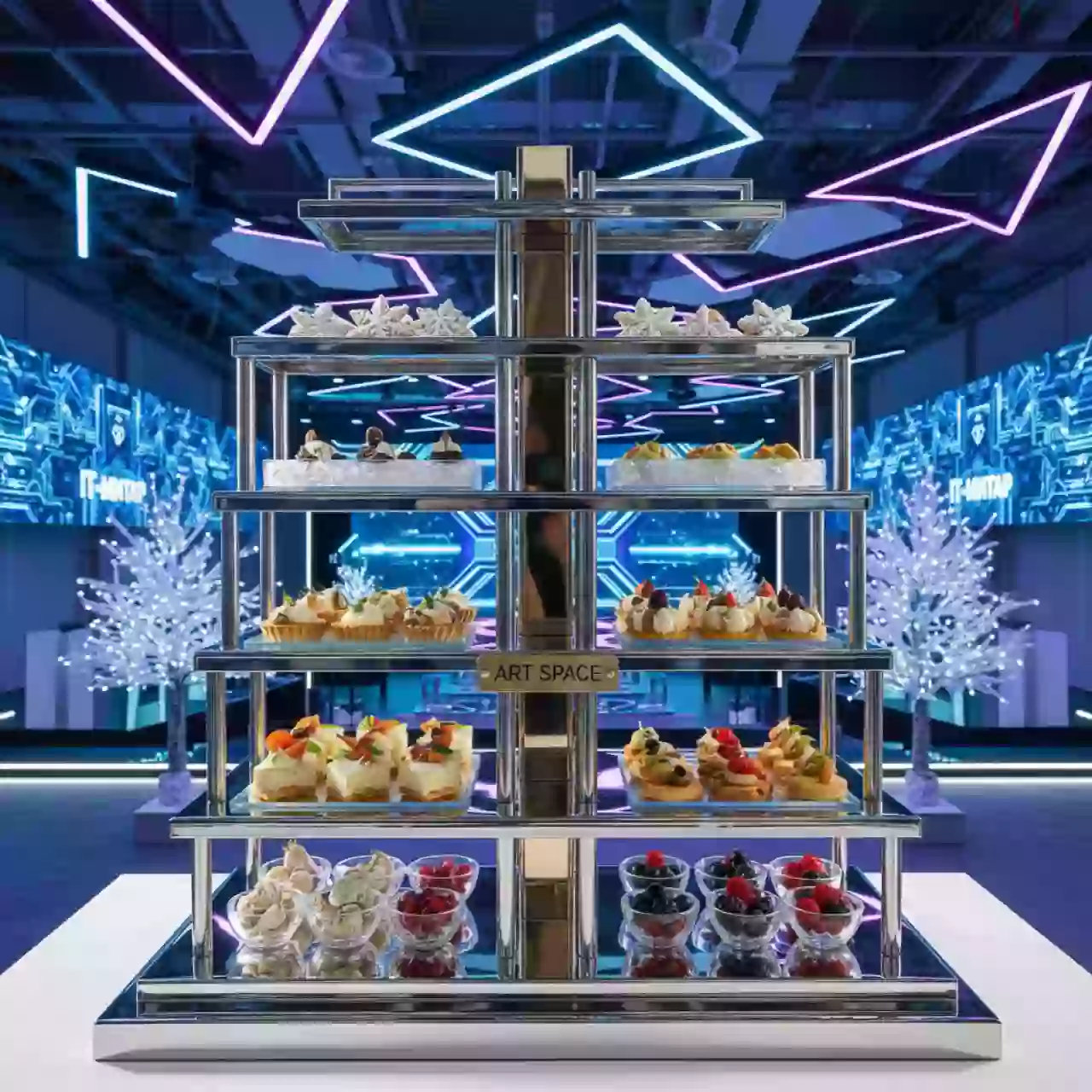 Аренда Этажерка для канапе 7 ступеней в Mantera Supreme — ART SPACE