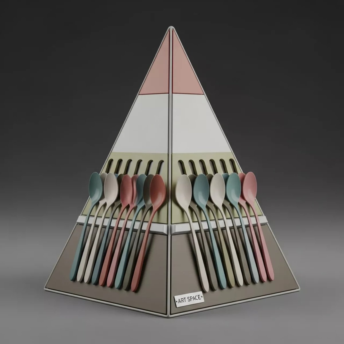 Аренда Этажерка Пирамида для 48 ложек в конгресс-холле отеля Жемчужина — ART SPACE