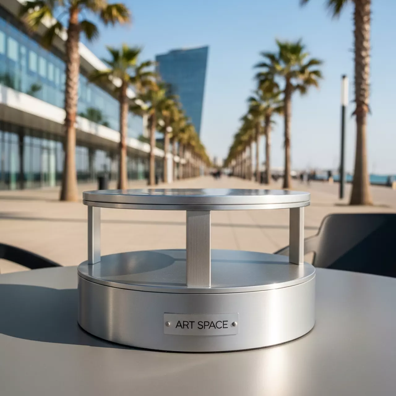 Аренда Этажерка Раунд 2 ярусная диаметр 25 см на Имеретинской набережной — ART SPACE