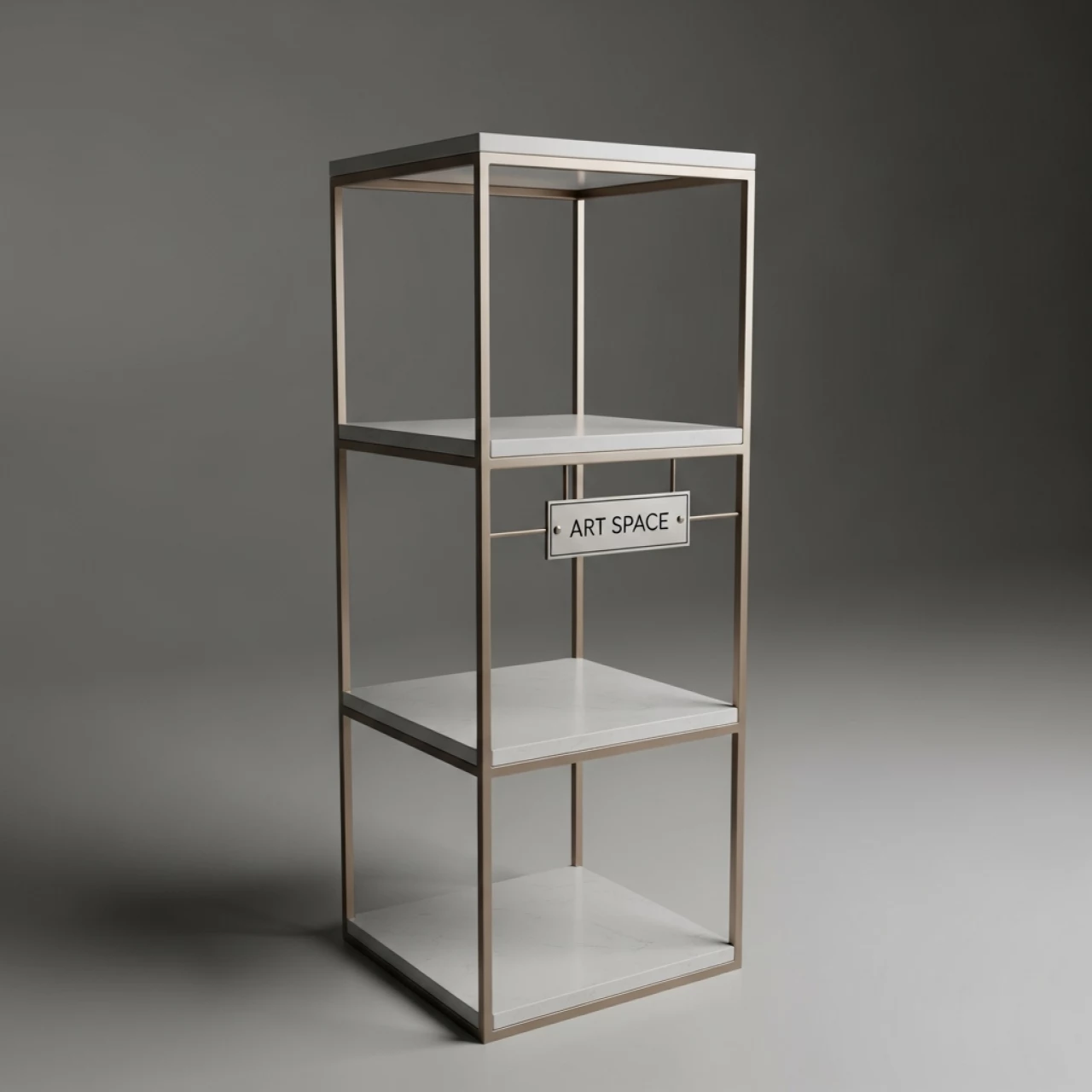 Аренда Этажерка Sense 3 ярусная высота 40 см в лофте «Студия 21» — ART SPACE