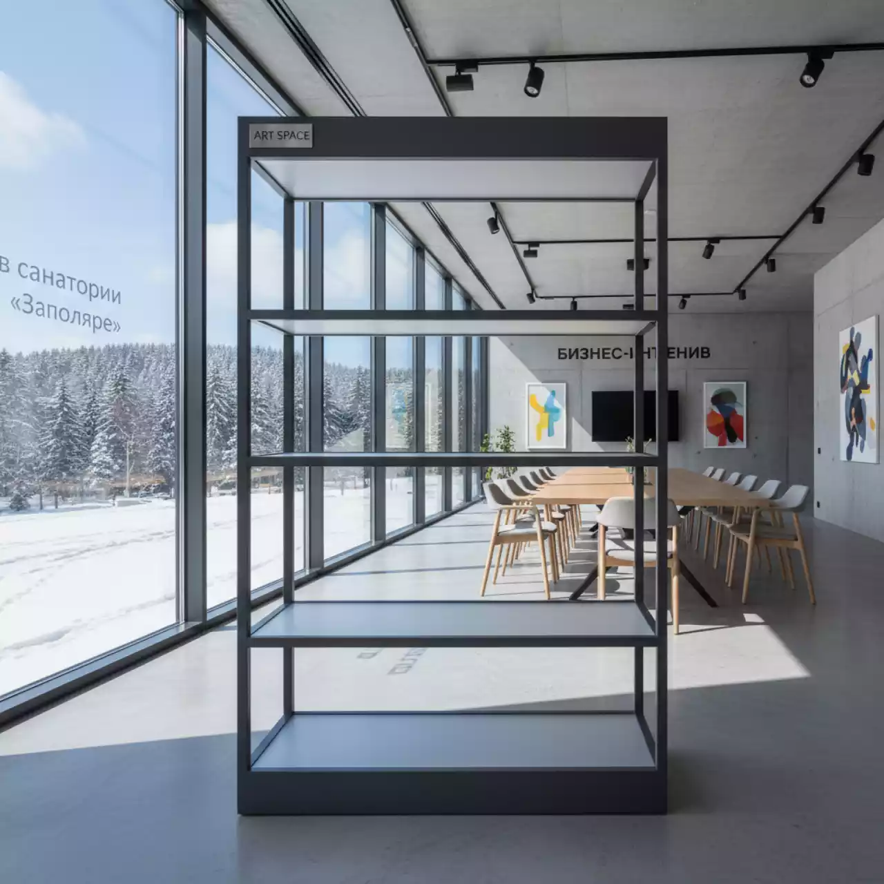 Аренда Этажерка трехъярусная плоская в санатории «Заполярье» — ART SPACE