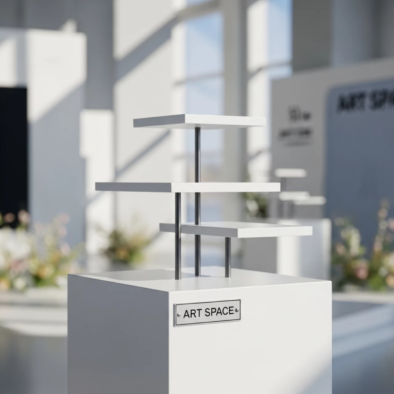 Аренда Этажерка трехъярусная высота 51 см в зале «Чайка» (Морпорт) — ART SPACE