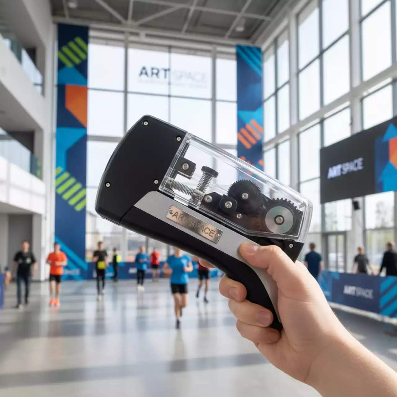 Аренда Этикет пистолет двухстрочный Mertech MX 2616 EOS в Университете «Сириус» — ART SPACE