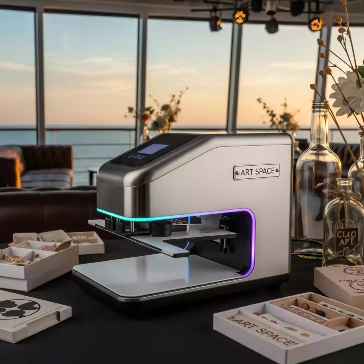 Аренда Этикетировщик автоматический для плоских поверхностей Magikon PFL 160 на теплоходе «Дагомыс» — ART SPACE