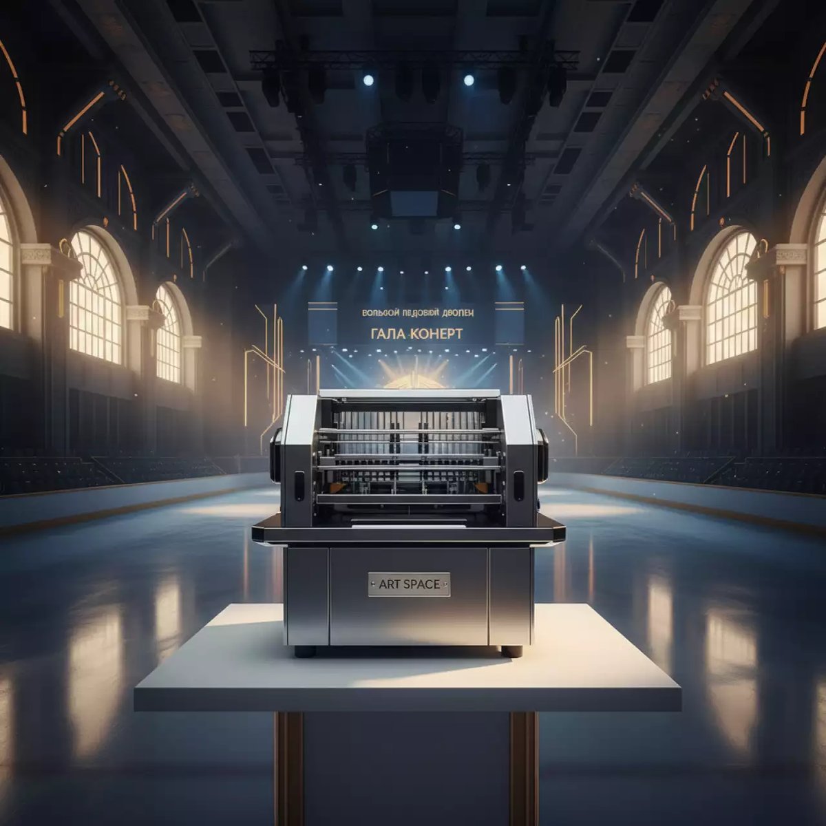 Аренда Фальцовщик Welltec OfficeMate2D в ледовом дворце «Большой» — ART SPACE