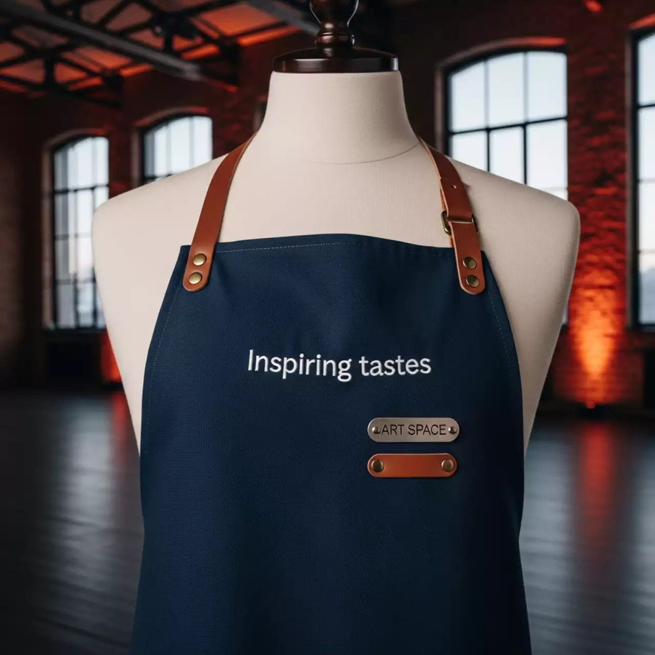 Аренда Фартук Inspiring tastes синий в зале «Чайка» (Морпорт) — ART SPACE