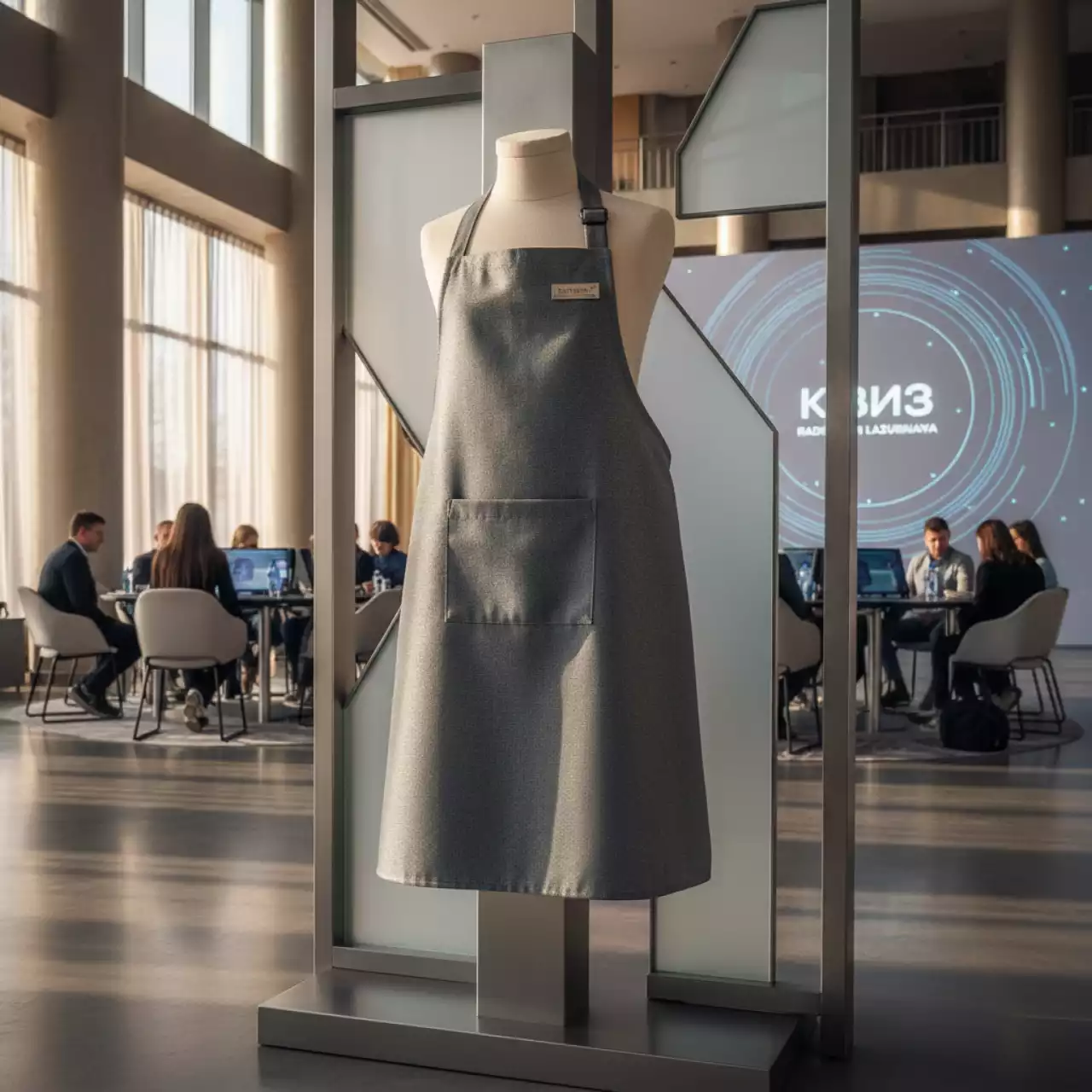 Аренда Фартук с нагрудником серый в отеле Radisson Lazurnaya — ART SPACE