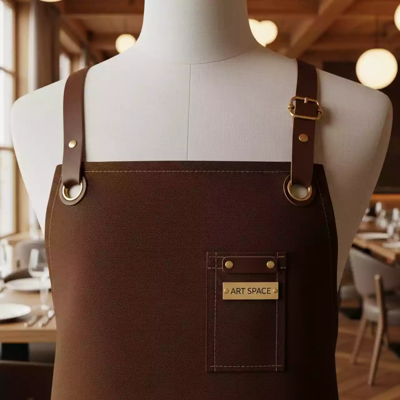 Аренда Фартуки для кухни коричневые в ресторане «Sanremo» — ART SPACE